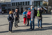vor der Marktkirche in Hannover