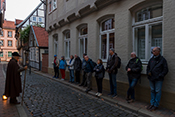 Celle Altstadt mit Nachtwächter